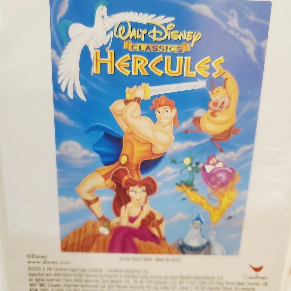 Blockbuster Video Disney Puzzle Hercules‎ VHS Case 500 Pc  Cardinal